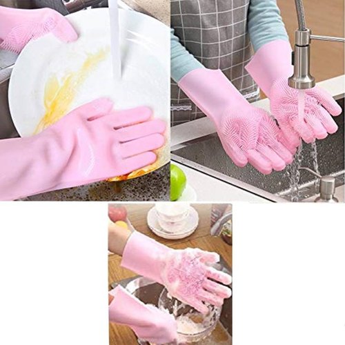 Silicon Washing Gloves