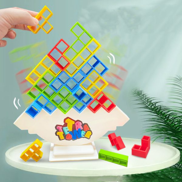 Tetra Tower Educational Building Blocks Game