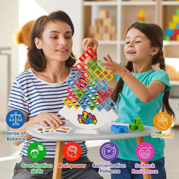 Tetra Tower Educational Building Blocks Game