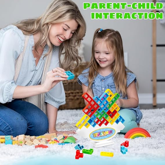 Tetra Tower Educational Building Blocks Game