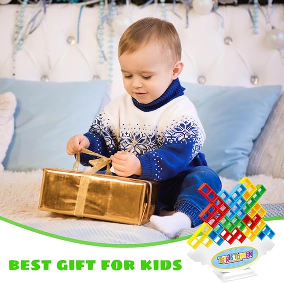 Tetra Tower Educational Building Blocks Game