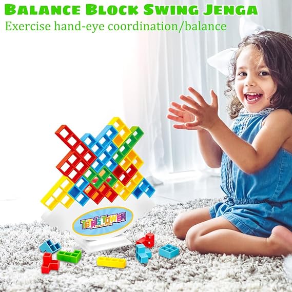 Tetra Tower Educational Building Blocks Game